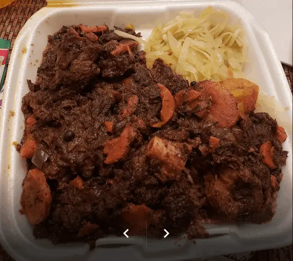 Jamaica Bites curry dish